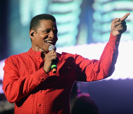 Jackie Jackson, June 30,2013, Bet Expérience at the Staples Center in Los Angeles, The Jacksons are on stage
